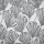 Vorhangjacquard Ginkgoblätter beige grau