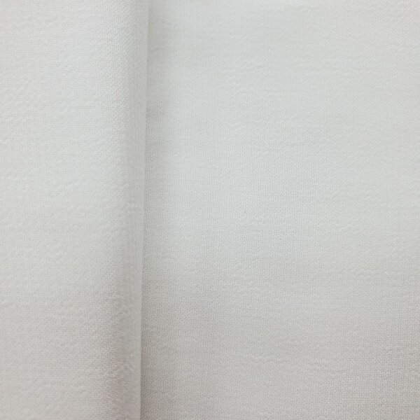 Leichte Baumwoll-Blusenware uni in weiß