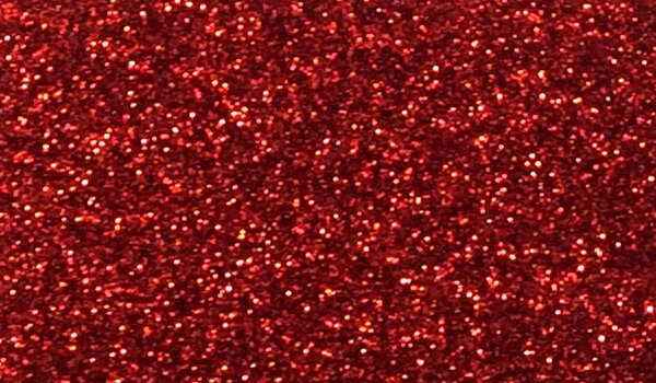 Glitzerstoff-Zuschnitt Rot 66x45cm