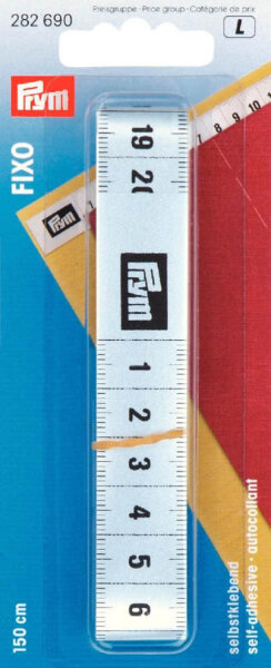 Maßband Fixo Plus selbstklebend 150 cm / cm