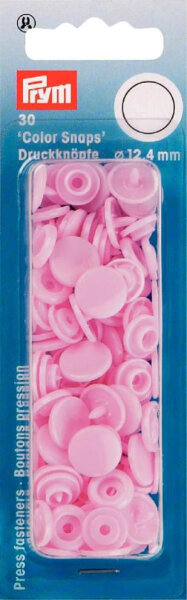 NF Druckkn Color Snaps rund 12,4mm rosa