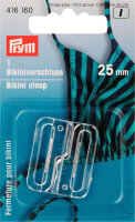 Bikini- und Gürtelverschluss KST 25 mm transparent