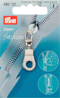 Fashion-Zipper Öse silberfarbig