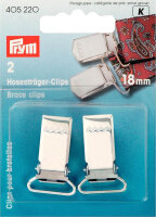 Hosenträger-Clips ST 18 mm silberfarbig