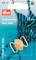 Bikini- und Gürtelverschluss MET 12 mm goldfarbig