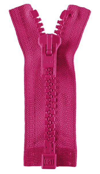 Reißverschluss Kunststoff teilbar 35cm pink