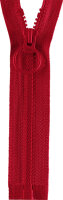 Reißverschluss Kunststoff Ring 18cm teilbar rot