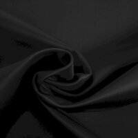 Kleidersatin leicht elastisch uni schwarz