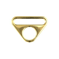 O-Ring mit Steg 30mm gold