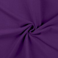 Bündchen uni glatt violett