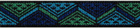 Color-Elastics 25 mm Dreieck blau