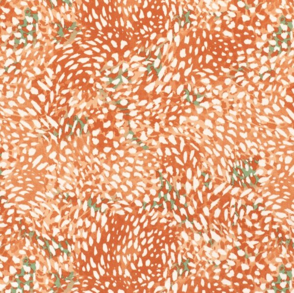 Viskose Jersey bedruckt abstraktes Muster auf orange