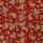 Viskose-Twill bedruckt Paisley-Blumen rot