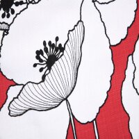 Canvas Mohnblume rot