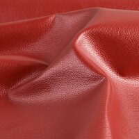 Taschenleder metallic rot