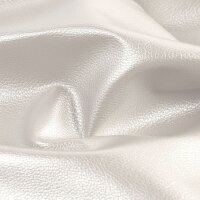 Taschenleder metallic weiß 70x50 cm