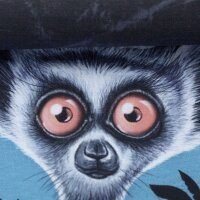 Panel-Jersey Lemur Toujour blau