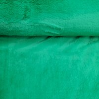 Plüschfell Kurzhaar uni grün